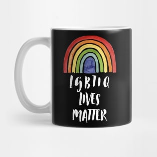 LGBTIQ Lives Matter Rainbow Mug